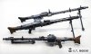 E.T. Model P06-001 WWII German Mg42 Machine Gun & Ammo Box (3D Printed) 1/6